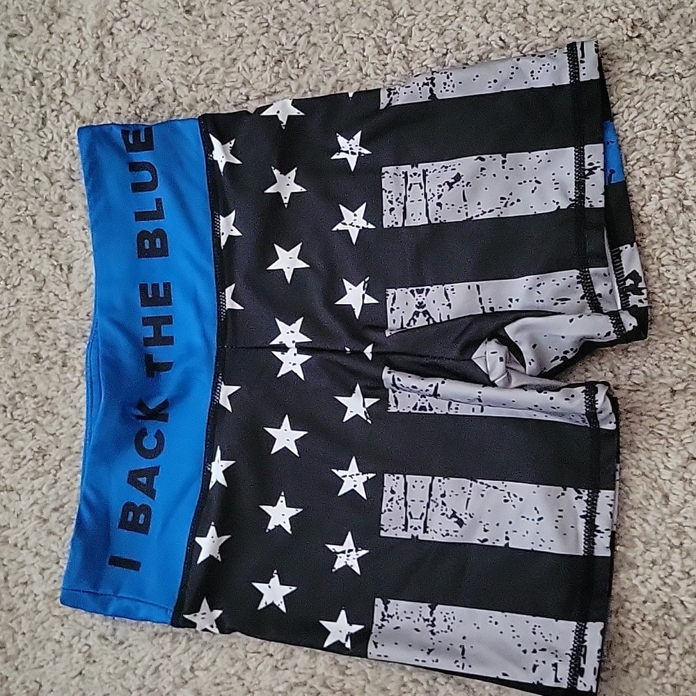 Blue line shorts